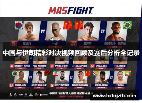 中国与伊朗精彩对决视频回顾及赛后分析全记录